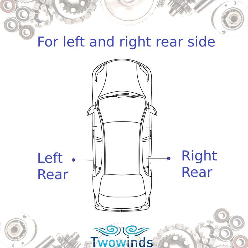 Autoparts - 2x Door lock repair Pin sliding side door