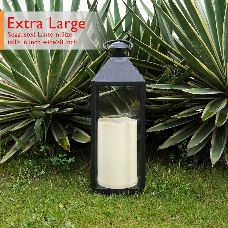 Homemory 6" x 9" Extra Large Outdoor Waterproof Candle with