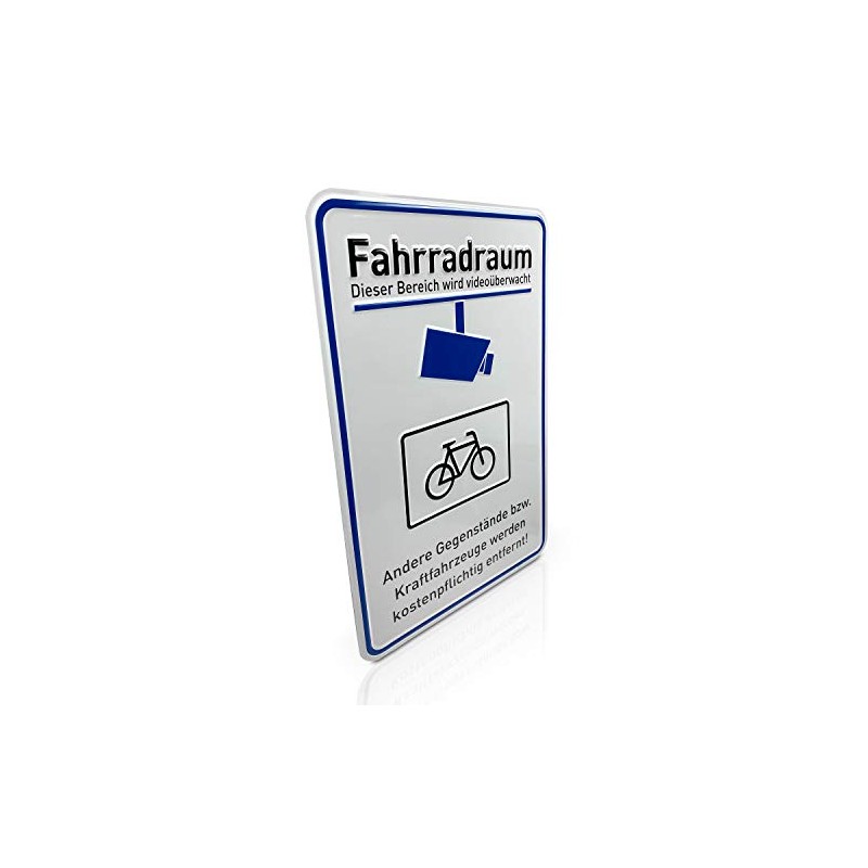 Betriebsausstattung24® "Bicycle Room" Sign | Only for Bicycles - Video