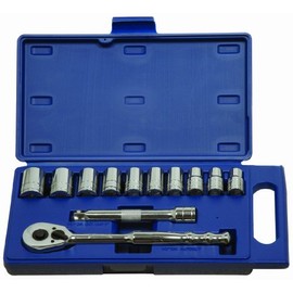 Williams 50669 1/2-Inch Drive Socket and Drive Tool Set, Metric, 12-Piece
