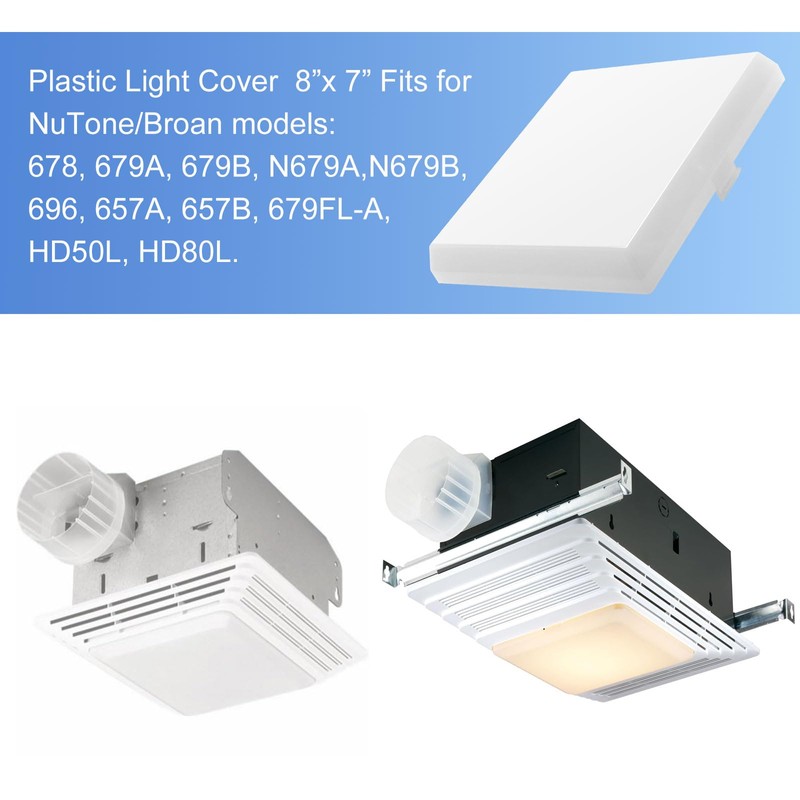seork Upgrade AP5609551 Plastic Light Cover 8’’ x 7’’ Fits
