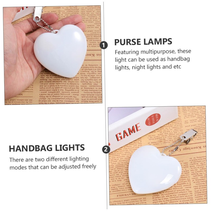 DOITOOL Pack of 2 Heart Night Light Automatic Night Light