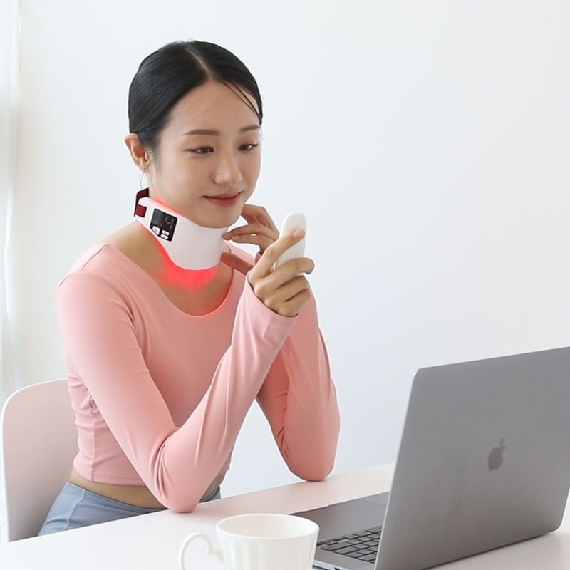 View&D Nexera Nano EMS Neck Wrinkle Device Near Infrared LED