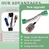 Original Car Radio System Added Amp Adapter Harness Fit for