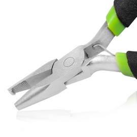 LEONTOOL Split Ring Pliers 3" Mini Ring Opening Pliers with PVC Handles Split Ring Opening Pliers for Jewelry Making Jump Ring Opener Precision Handcraft DIY Tool