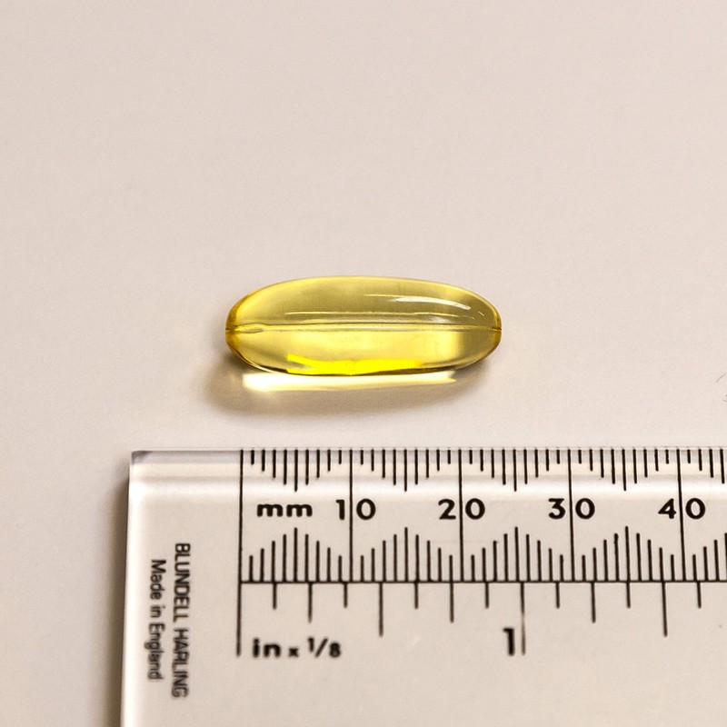 KeyVits Cod Liver Oil High Strength 1000mg, 365 Softgel Capsules,