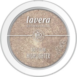 lavera Soft Glow Highlighter - Ethereal Light 02- Nude - Organic Almond Oil & Vitamin E - Vegan - Shimmering - Velvety Texture (1 x 5.5 g)