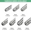 M METERXITY Pack of 2 T-Handle Locking Pins, 1/4 Inch