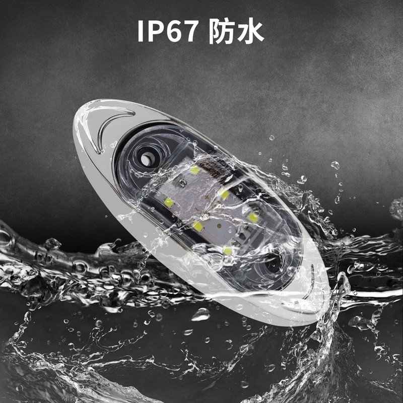 Aoling Side Marker LED 12V 24V White Truck Marker Lamp