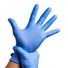 Bodyguards Disposable Blue Nitrile Gloves Medium 100 Pieces Hand Protection