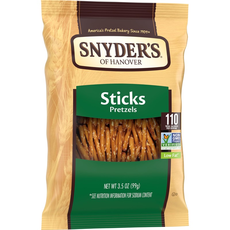 Snyder's of Hanover Pretzel Sticks, 3.5 Ounce (Pack of 8)