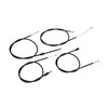 AKF Bowden Cable Set for Simson S50 Models from 10/76