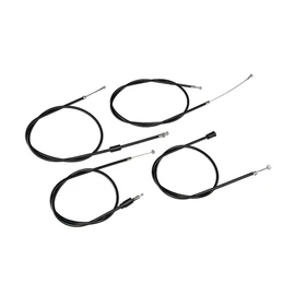AKF Bowden Cable Set for Simson S50 Models from 10/76 Onwards Black