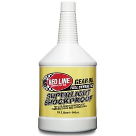 Red Line 58504 75W90 Full Synthetic Superlight Shockproof Gear Oil - 1 Quart