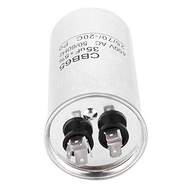 Fafeicy CBB65 450V 35UF Capacitor, Aluminum Foil Material, Air Conditioning Start Capacitor, for Motor Drive Capacitors for Industrial Equipment