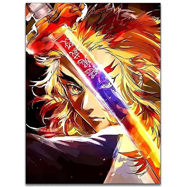 HONGJIE 5D DIY Diamond Art Painting by Number Kits Anime