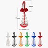 Wooden Deck Pegs, Set of 6, Anchor Pegs, Universal Fittings,