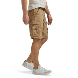 Lee Men's Big & Tall Dungarees Belted Wyoming Cargo Short, Bronze, 54
