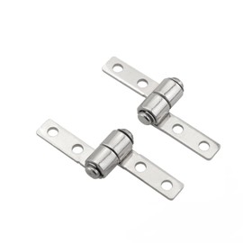Eruceky 1 Piece 360 Degree Torque Shaft Hinge Small Metal Damper Type Friction Positioning Hinge for Folding Table, Windows, Doors, Wardrobe