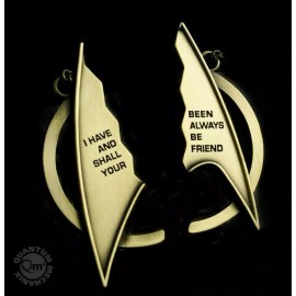 QMX Star Trek Friendship Necklace with Chain- Boxed- UNUSED- Out of Production