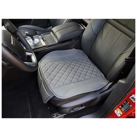 BREMER SITZBEZGE BREMER SITZBEZGE Sitzauflage Kunstleder Textilleder kompatibel mit VW Touareg 3 Sitzkissen in Kunstleder Grau OT409