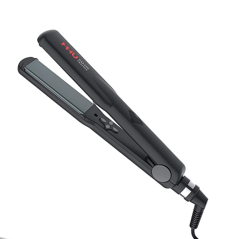 Professional Dual Voltage Hair Straightener 1.25" Keratin Ceramic Flat Iron