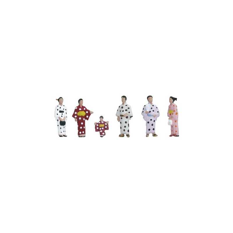 2 A· yukata kimono doll people (N) N gauge 24-248