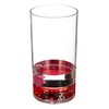 Premier Housewares Acrylic Tumbler with Floating Hearts, Clear/Red, 7 x