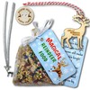 MAGICAL REINDEER FOOD BAG + CHARM + WOODEN SANTA'S LOST