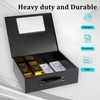 Dalmbox Portable Metal Safe Box with Digital Code Lock,Fire Resistant