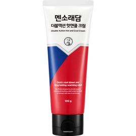 Mentholatum Double Action Hot & Cool Cream 100g 1ea / 멘소래담 더블액션 핫앤쿨 크림 100g 1개