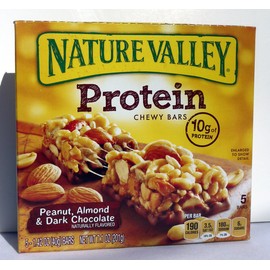 Nature Valley Protein Bar, Peanut, Almond & Dark Chocolate, 7.1 Oz. 5 Bars Ea. (Pack of 5)