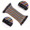 YnGia 120pcs Multicolored Wire 40pin Male to Female, Breadboard Jumper