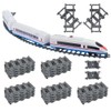 RANJIMA Building Blocks Train Rails Set, Railway Rails, 42 Pieces,