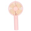 Handheld Electric Fan 4‑Blade 3‑Speed Adjustable USB Rechargeable Cooling Tool