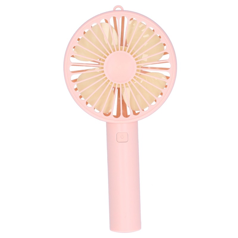 Handheld Electric Fan 4‑Blade 3‑Speed Adjustable USB Rechargeable Cooling Tool