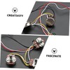Totority 1set Professional Guitar Wiring Kit Potentiometer for Electric Guitars