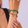 TOFBS Women's Christmas Festive Bracelet Set of 2 Christmas Bangles