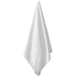 BROTHER'S GLOBAL 100% Cotton Riz Jacquard Turkish Premium Set of 4 Bath Towels Ultra Absorbent Quick Dry, Quality Set for Bathroom, Hotel and Spa (White)