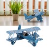 Iron Aircraft Model Innovative Airplane Handicraft Office Bar Desktop Ornament