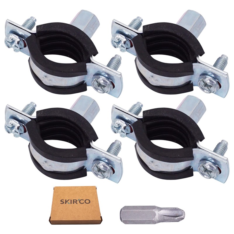 SKIR'CO Pipe Support with Rubber Lining for 20-25 mm Pipes,