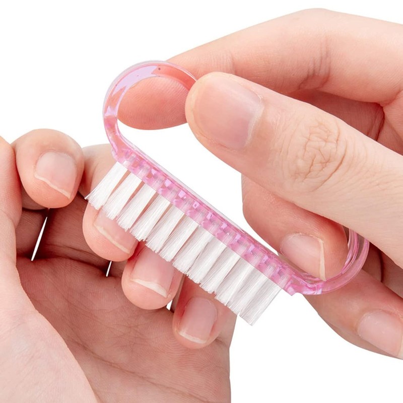 Nail Brush, Pack of 15 Cleaning Brushes with Handles, Plastic