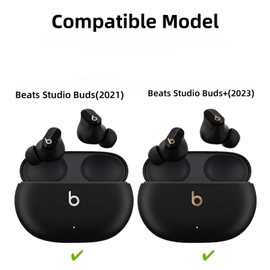 TSVSXS Silicone Case Compatible with Beats Studio Buds Plus/Studio Buds 2023/2021, Cute Cartoon Game Protective Cover for Beats Studio Buds+ with Keychain