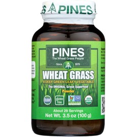 Pines Wheat Grass Powder, 3.5 Ounce - 3 per case.3