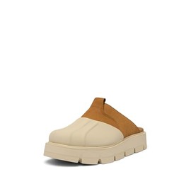 Sorel Women's Rein CB Clog, Bleached Ceramic/Canyon Gold, 7