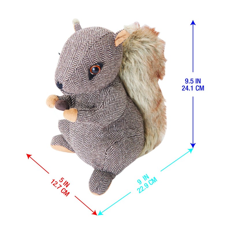 Elements Squirrel Door Stopper, 10-Inch - 5207607