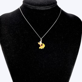 LQRI Goldfish Necklace Koi Fish Gift Goldfish Lover Jewelry Fish Jewelry Necklace Goldfish Owner Gift (Goldfish)