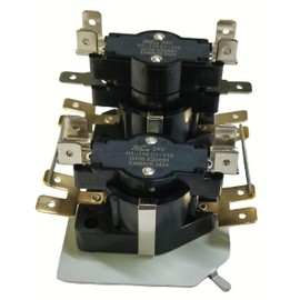 BURUREPAIRSHOP Q105 3120A357 Furnace Heat Pump Sequencer 1DPST 1SPST 24 Volt On 1-110 Off 1-110