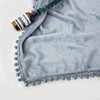 AYSW Cuddly blanket with pompoms