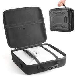 Case for Starlink Mini, Waterproof shockproof Hard case Fits Star LinkMini accessory, Portable Shoulder Dual Carry bag,Very suitable for outdoor activities, travel, mountaineering, and Campers (black)